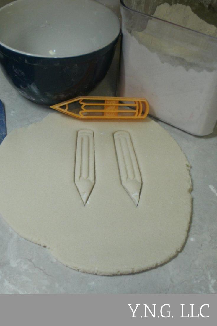 Pencil #2 Wooden Writing Drawing School Cookie Cutter Made In USA PR839
