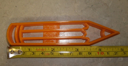 Pencil #2 Wooden Writing Drawing School Cookie Cutter Made In USA PR839