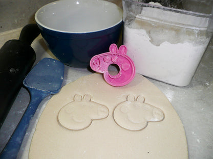 Peppa Pig Cartoon Novelty Character Cookie Cutter Made In USA PR428