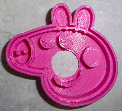 Peppa Pig Cartoon Novelty Character Cookie Cutter Made In USA PR428