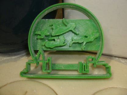 Peter Pan Flying Over the City Skyline Snowglobe Cookie Cutter Made In USA PR780