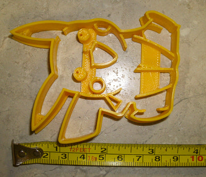 Pikachu Electric Pokemon Yellow Mouse Cookie Cutter Made In USA PR870
