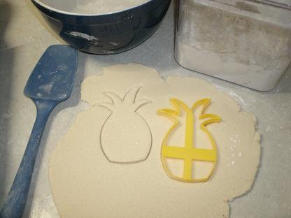 Pineapple Tropical Fruit Outline Cookie Cutter Made In USA PR690