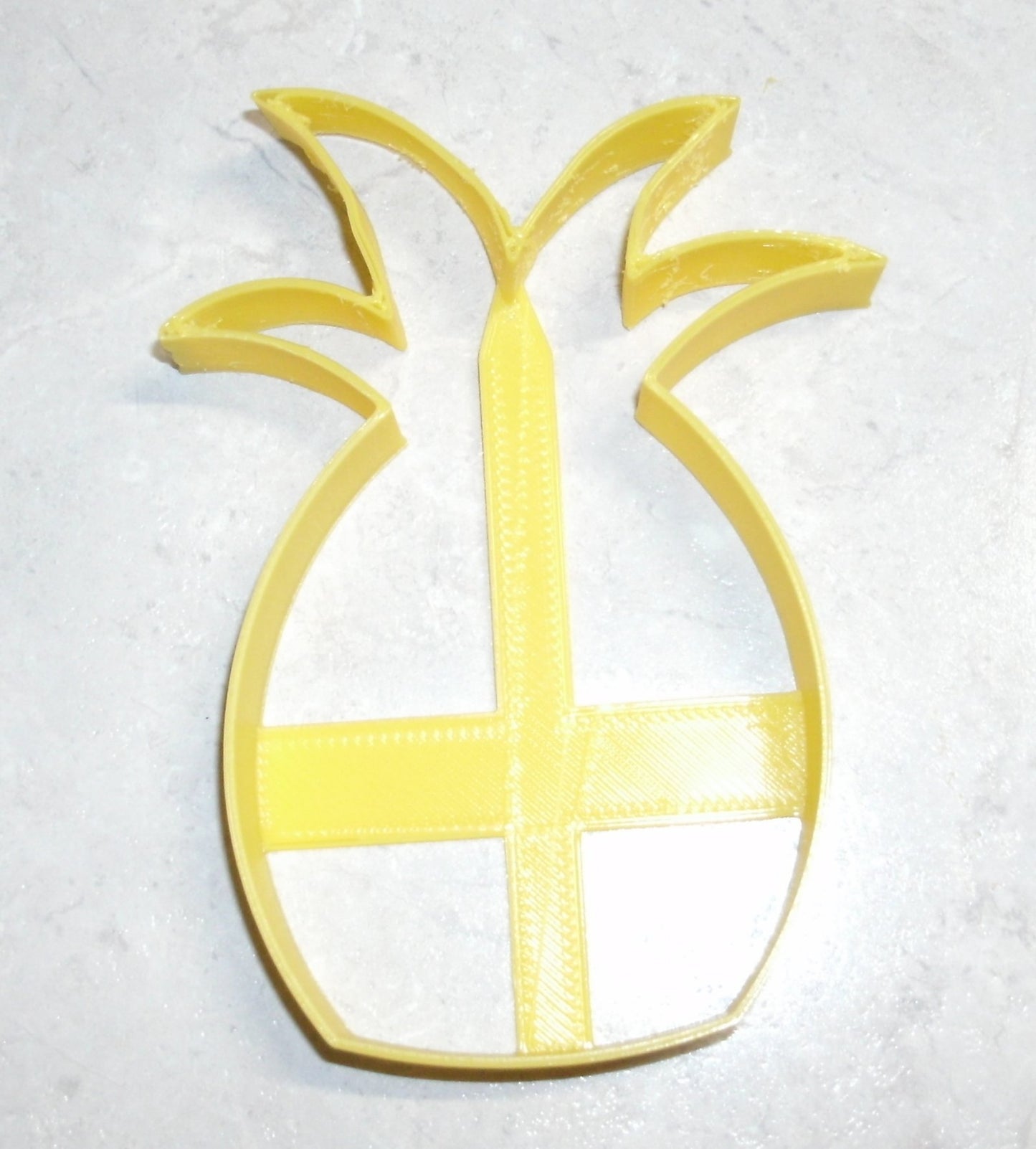 6x Pineapple Tropic Fondant Cutter Cupcake Topper 1.75 IN USA FD690