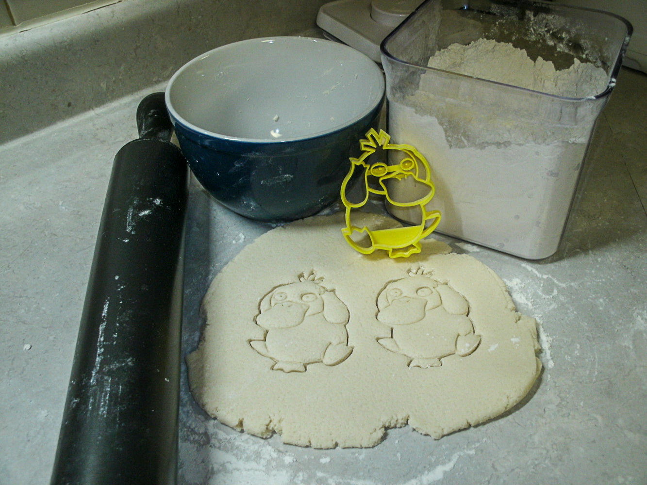 Psyduck Water Type Pokemon Yellow Duck Cookie Cutter Made In USA PR871