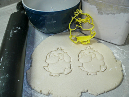Psyduck Water Type Pokemon Yellow Duck Cookie Cutter Made In USA PR871