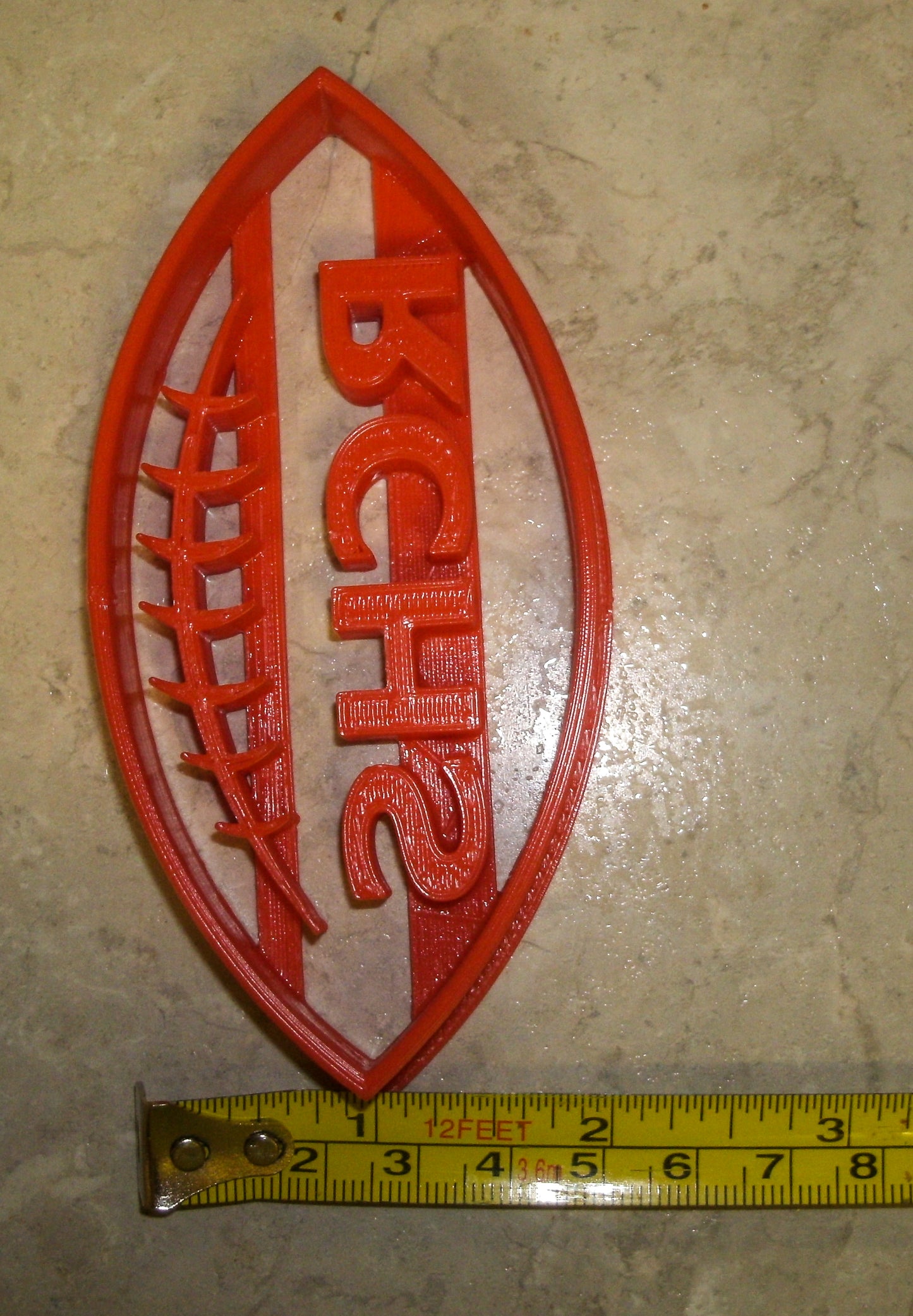 Rensselaer Central RCHS Football Sports Cookie Cutter Made In USA PR692