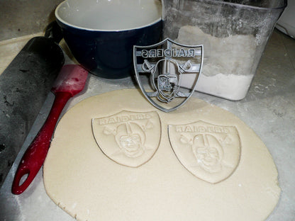 Las Vegas Raiders NFL Football Team Cookie Cutter Made In USA PR941