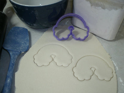 Rainbow With Clouds RoyGBiv Colorful Sky Cookie Cutter Made In USA PR841