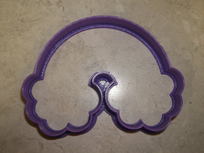 Rainbow With Clouds RoyGBiv Colorful Sky Cookie Cutter Made In USA PR841