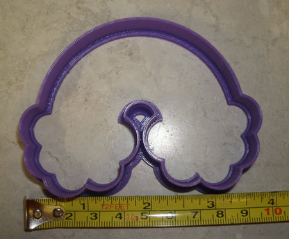 Rainbow With Clouds RoyGBiv Colorful Sky Cookie Cutter Made In USA PR841