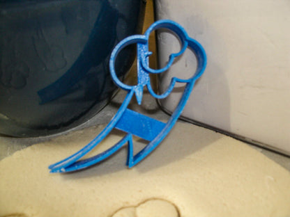 Rainbow Dash Cutie Mark Symbol My Little Pony Cookie Cutter Made In USA PR851