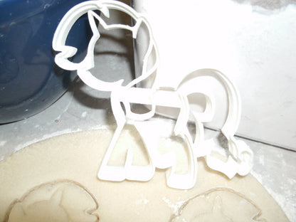 Rarity Unicorn My Little Pony Character Cookie Cutter Made In USA PR742