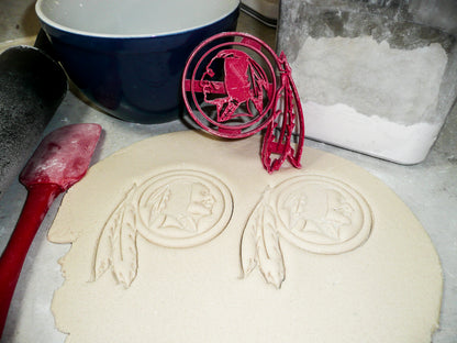 Washington Redskins NFL Football Logo Cookie Cutter Made In USA PR954