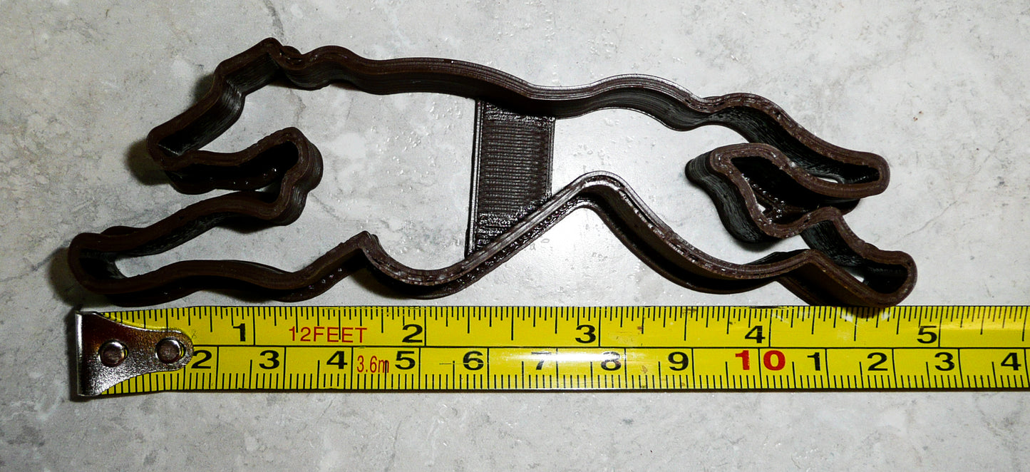 Greyhound Dog Running Sport Outline Cookie Cutter Made In USA PR937