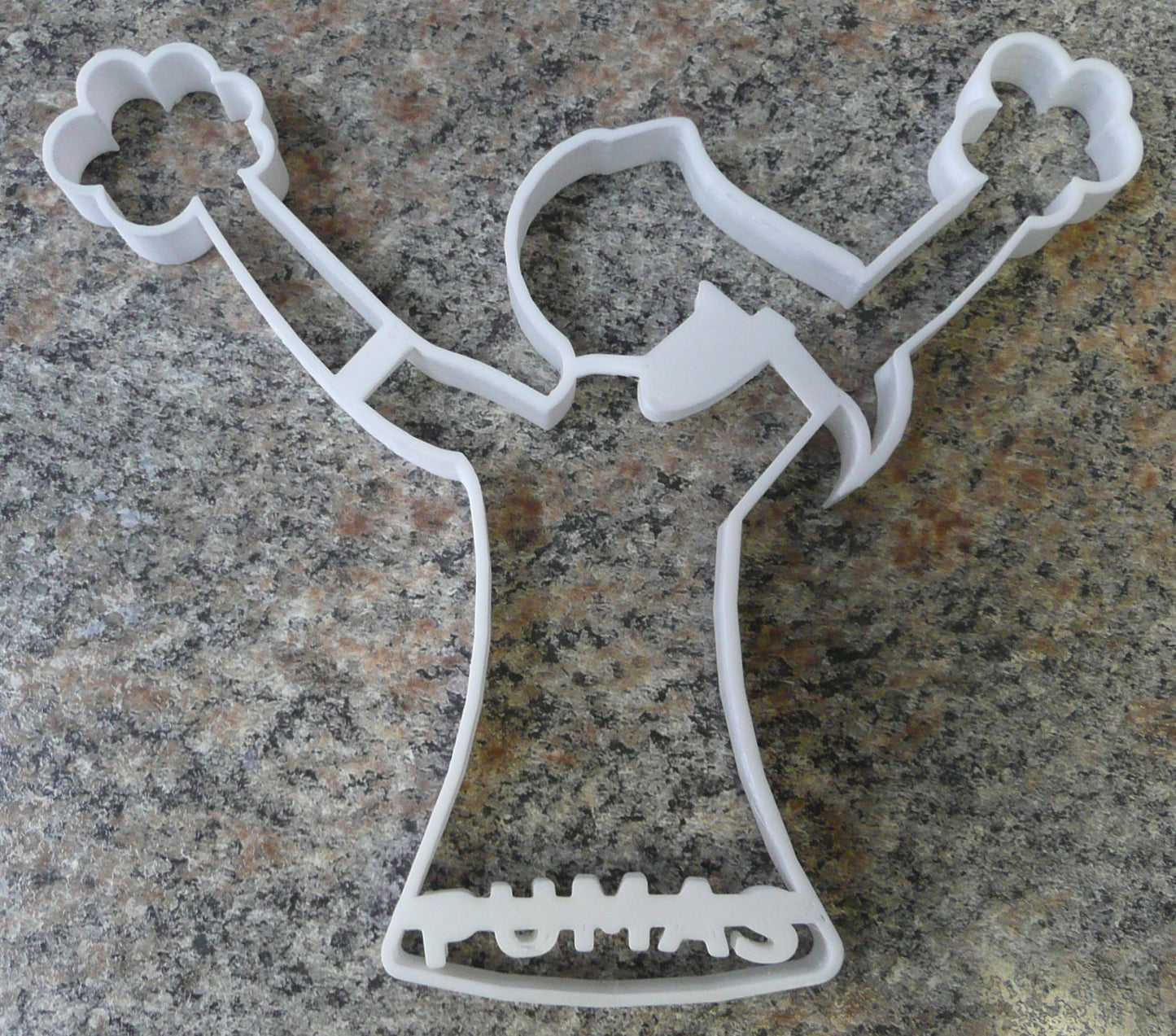 Saint Josephs College Pumas Cheerleader Cookie Cutter Made in USA PR317