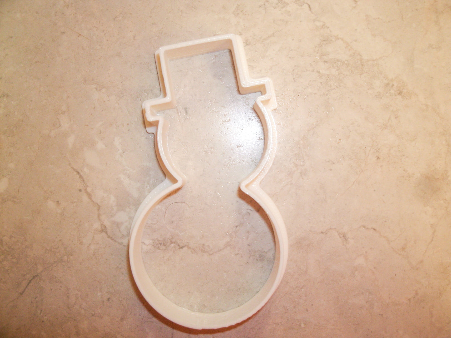 6x Frosty Snowman Outline Fondant Cutter Cupcake Topper 1.75 IN USA FD177