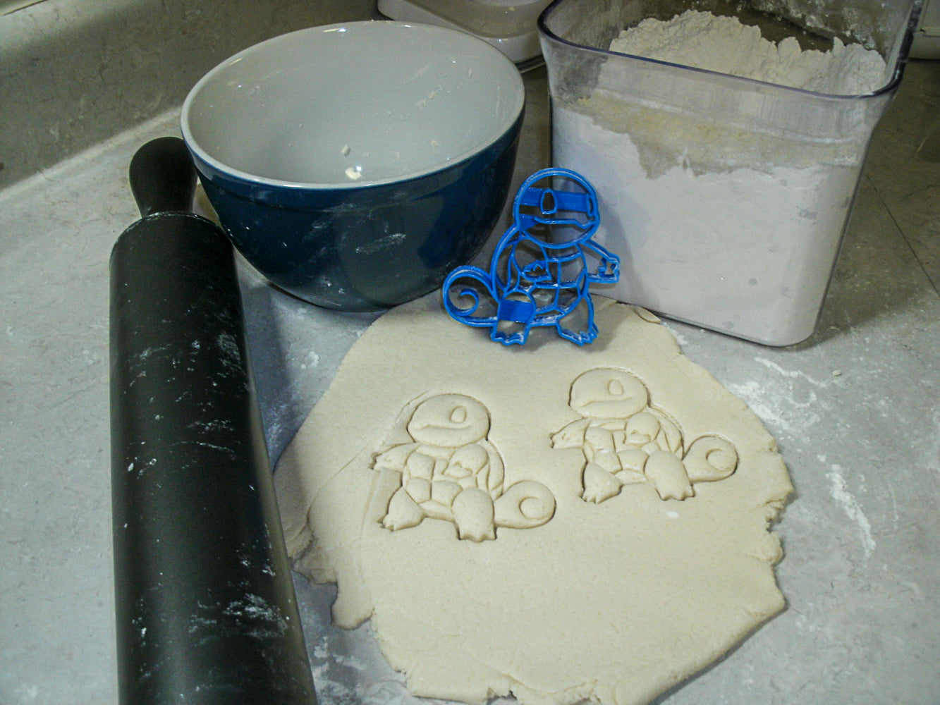 Squirtle Water Pokemon Blue Turtle Cookie Cutter Made In USA PR872