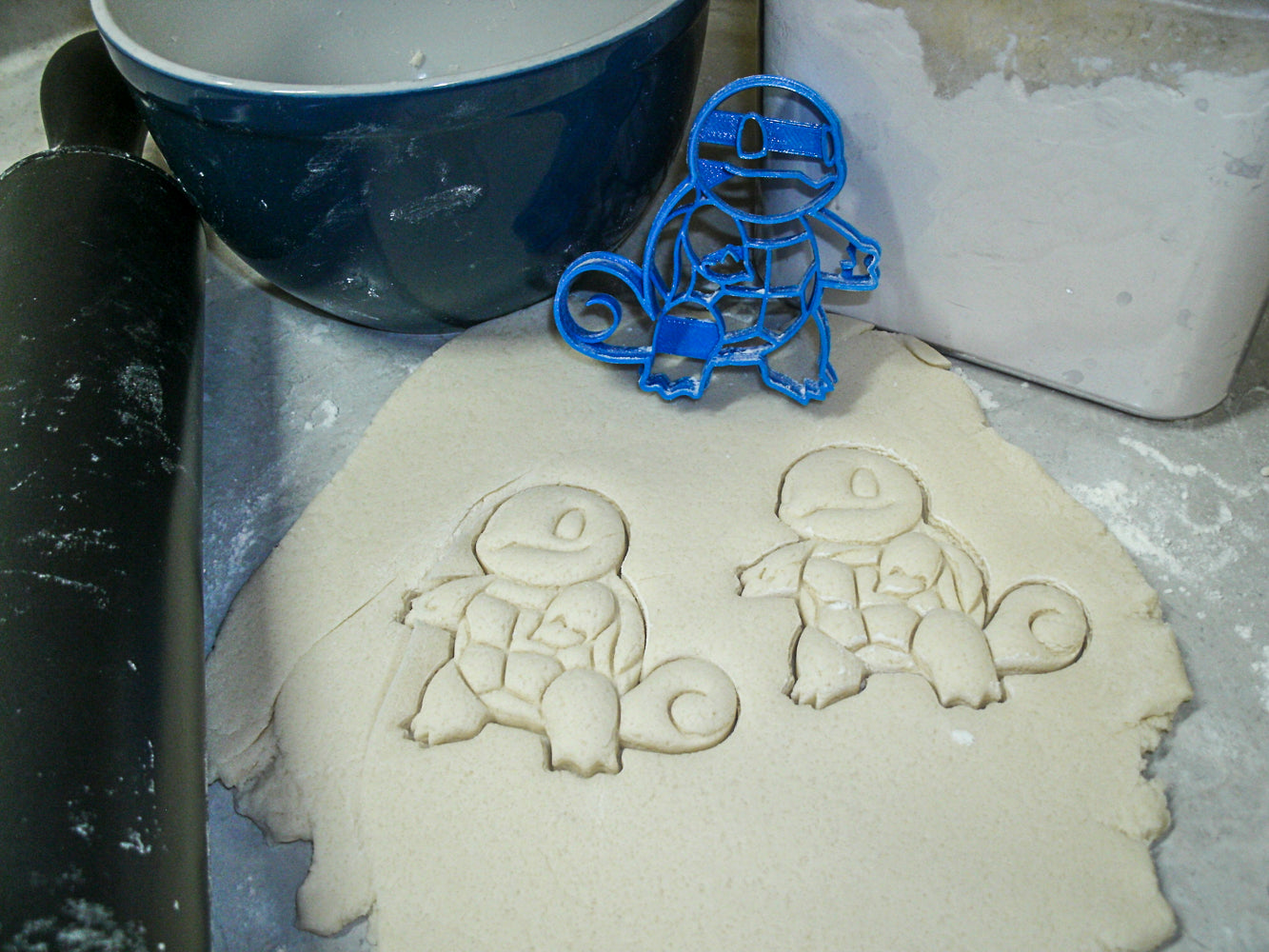 Squirtle Water Pokemon Blue Turtle Cookie Cutter Made In USA PR872