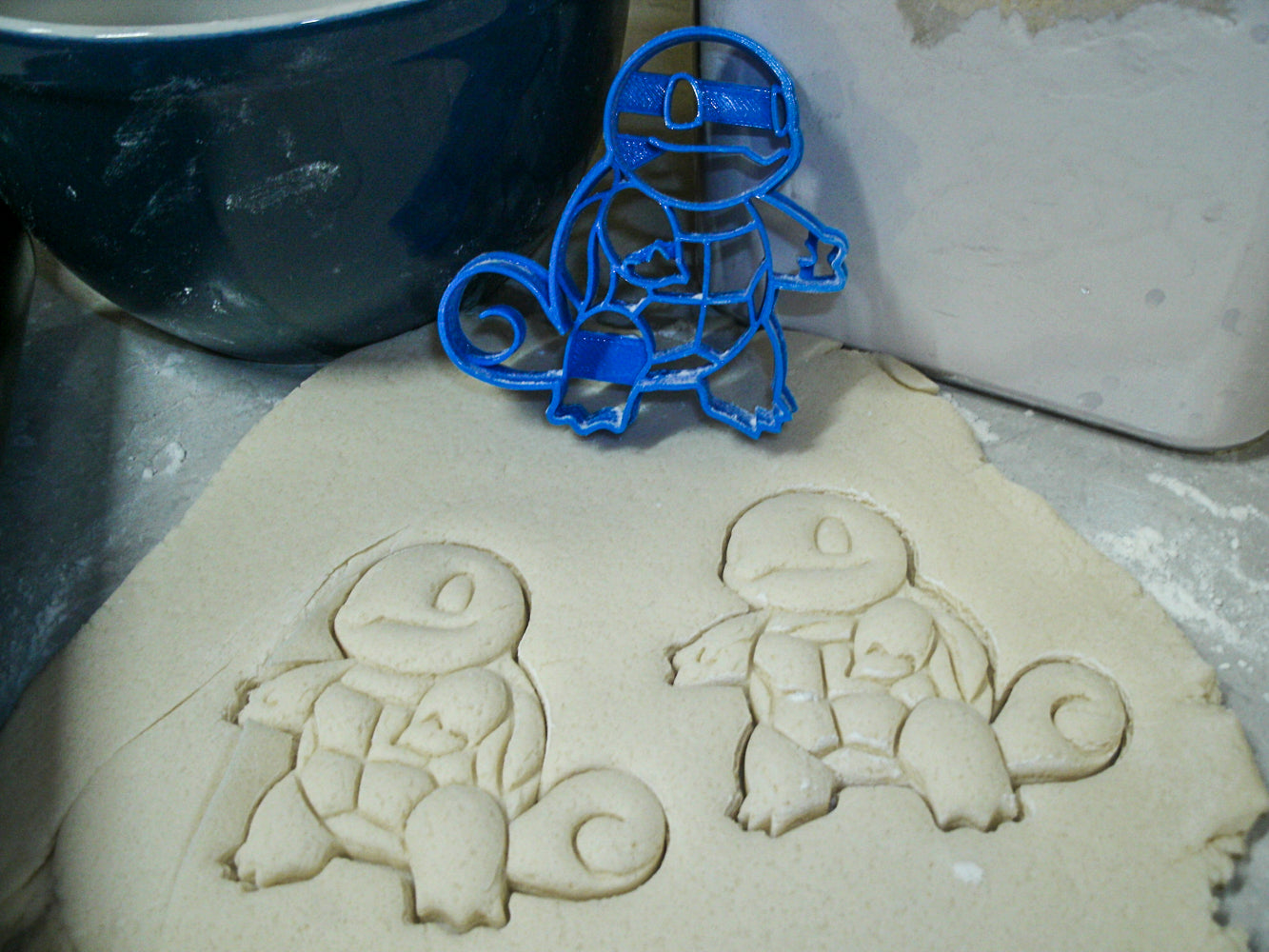 Squirtle Water Pokemon Blue Turtle Cookie Cutter Made In USA PR872