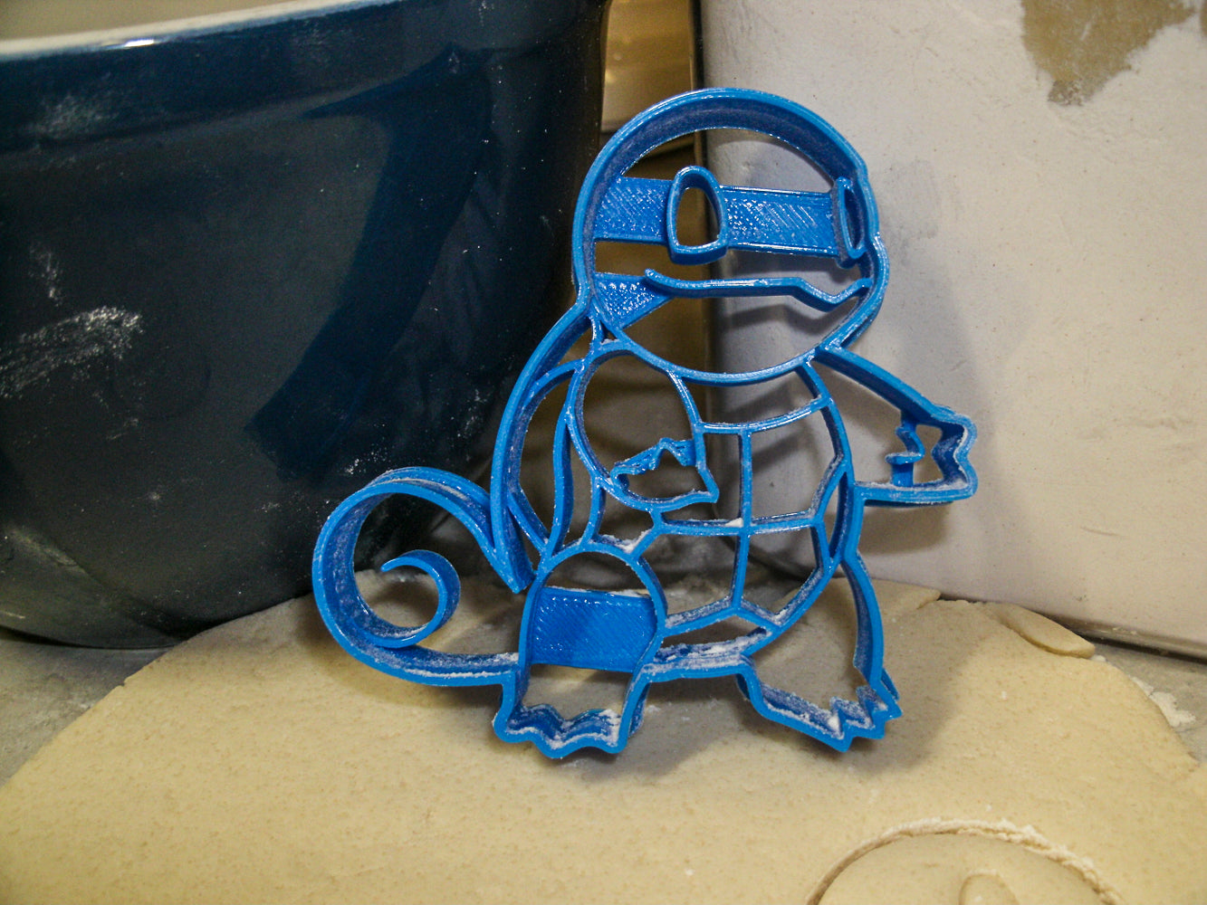 Squirtle Water Pokemon Blue Turtle Cookie Cutter Made In USA PR872