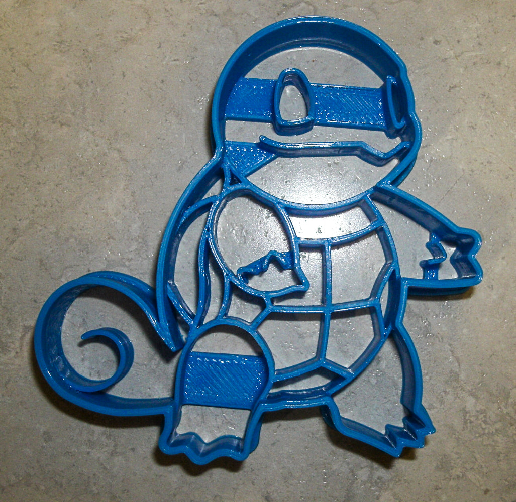 Squirtle Water Pokemon Blue Turtle Cookie Cutter Made In USA PR872
