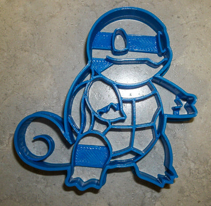 Squirtle Water Pokemon Blue Turtle Cookie Cutter Made In USA PR872