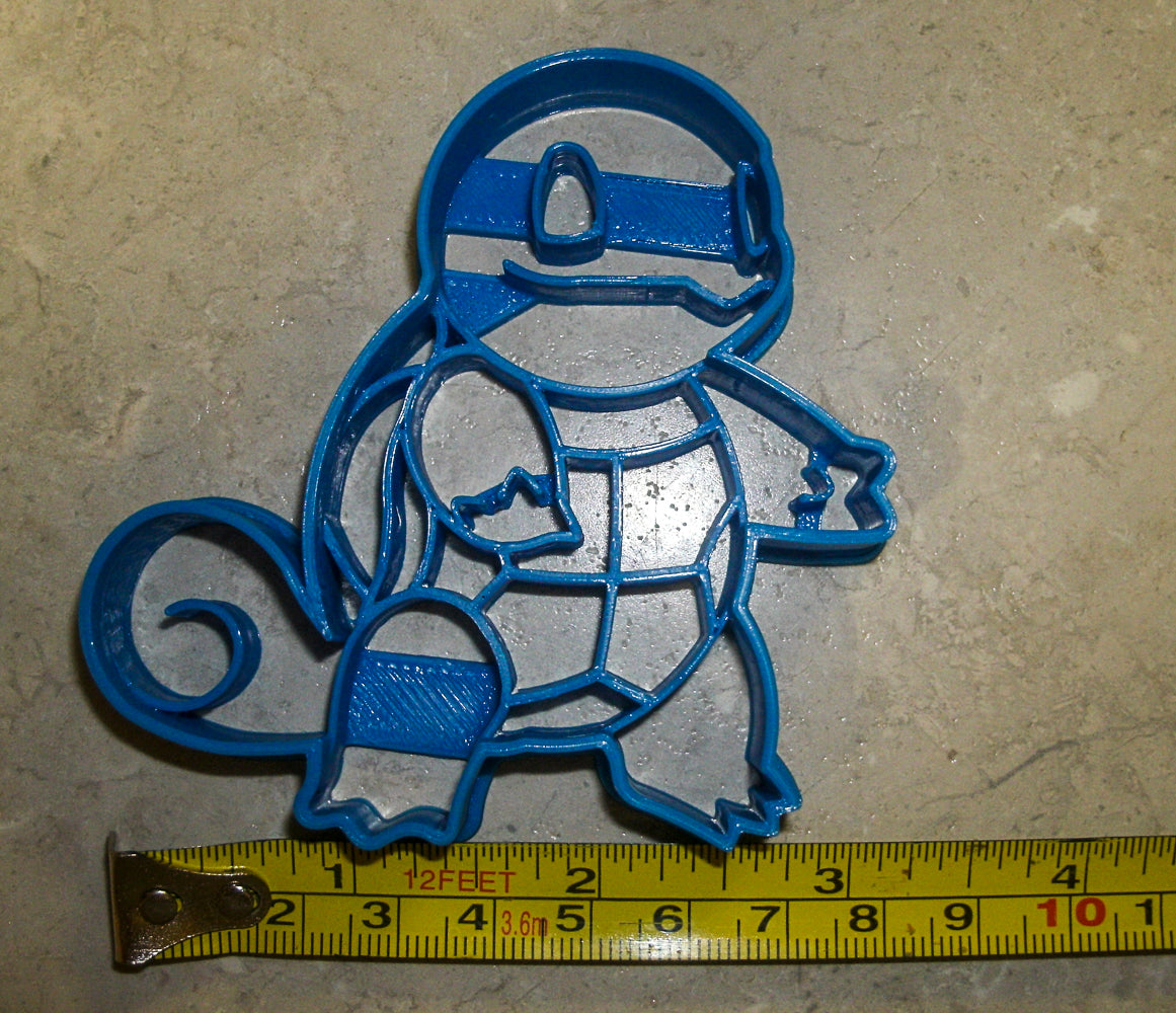 Squirtle Water Pokemon Blue Turtle Cookie Cutter Made In USA PR872