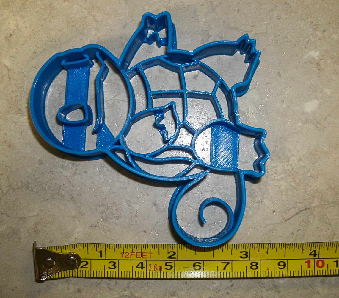 Squirtle Water Pokemon Blue Turtle Cookie Cutter Made In USA PR872