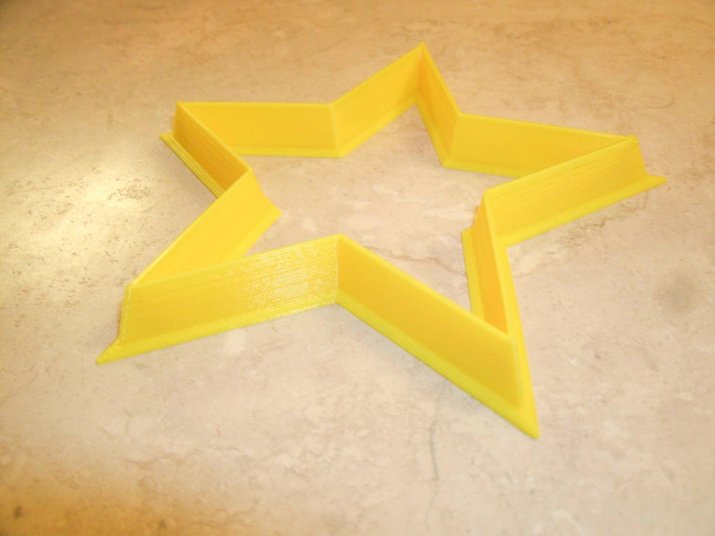 6x Star Outline Astronomy Fondant Cutter Cupcake Topper 1.75 IN USA FD175