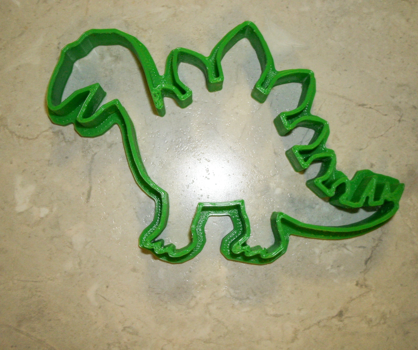 6x Stegosaurus Dino Fondant Cutter Cupcake Topper 1.75 IN USA FD445