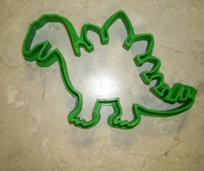 6x Stegosaurus Dino Fondant Cutter Cupcake Topper 1.75 IN USA FD445