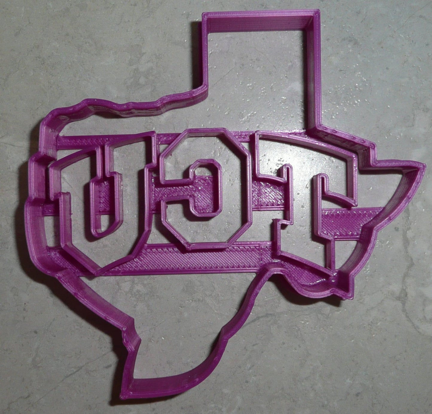 Texas Christian University TCU Letters In State Cookie Cutter Made In USA PR2545