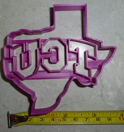 Texas Christian University TCU Letters In State Cookie Cutter Made In USA PR2545