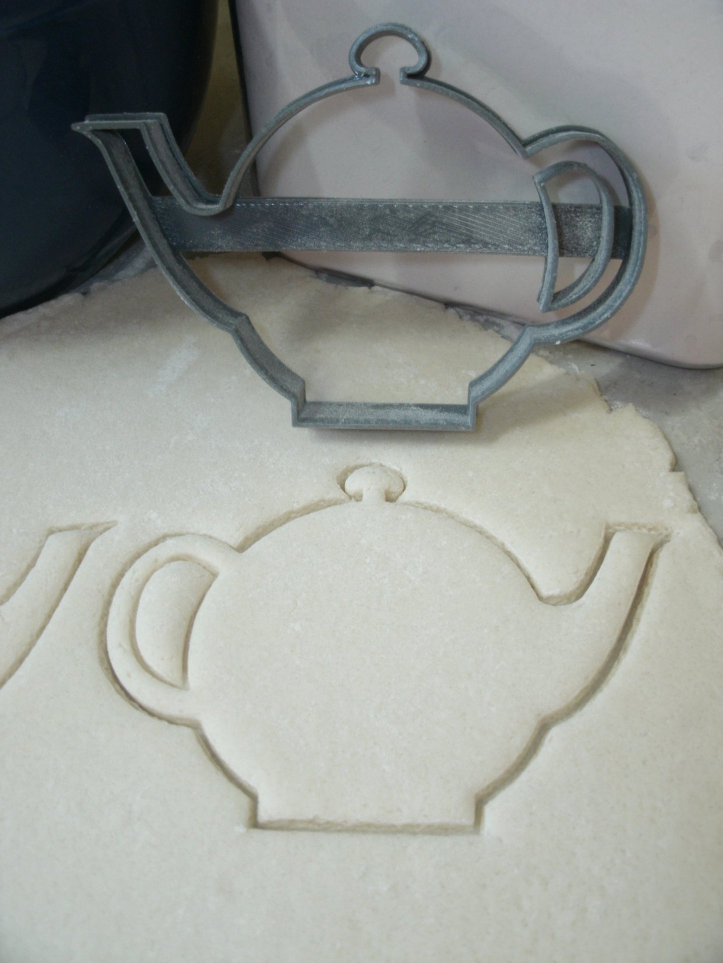 Tea Pot Kettle English China Tea Party Cookie Cutter Made In USA PR586