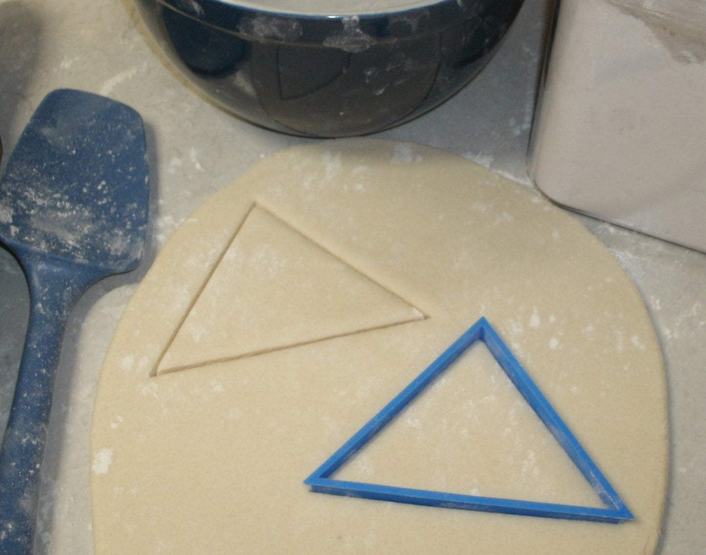 Triangle Shape Frame Cookie Cutter Baking Tool Made In USA PR709