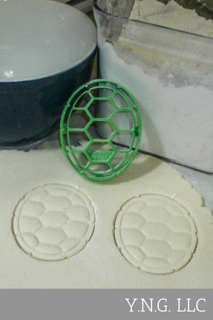 Turtle Shell Tortoise Reptile TMNT Cartoon Cookie Cutter Made In USA PR825