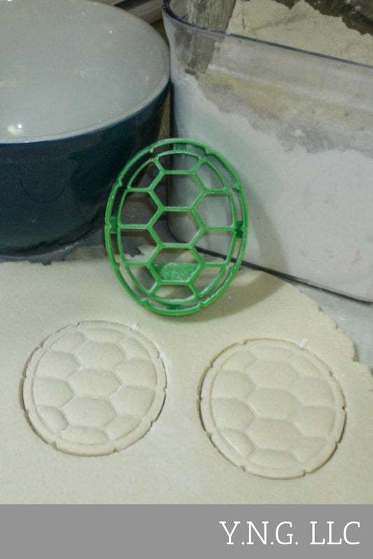 Turtle Shell Tortoise Reptile TMNT Cartoon Cookie Cutter Made In USA PR825