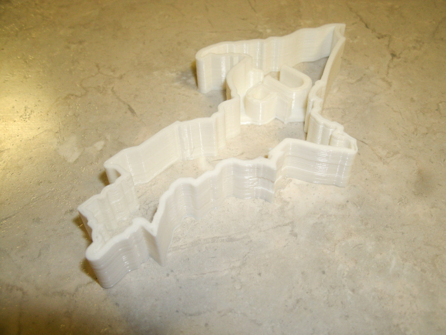 Michigan Upper Peninsula UP Initials In Outline Cookie Cutter Made In USA PR998