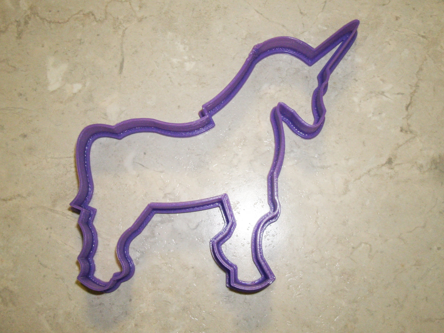 6x Unicorn Full Body Fondant Cutter Cupcake Topper 1.75 IN USA FD303