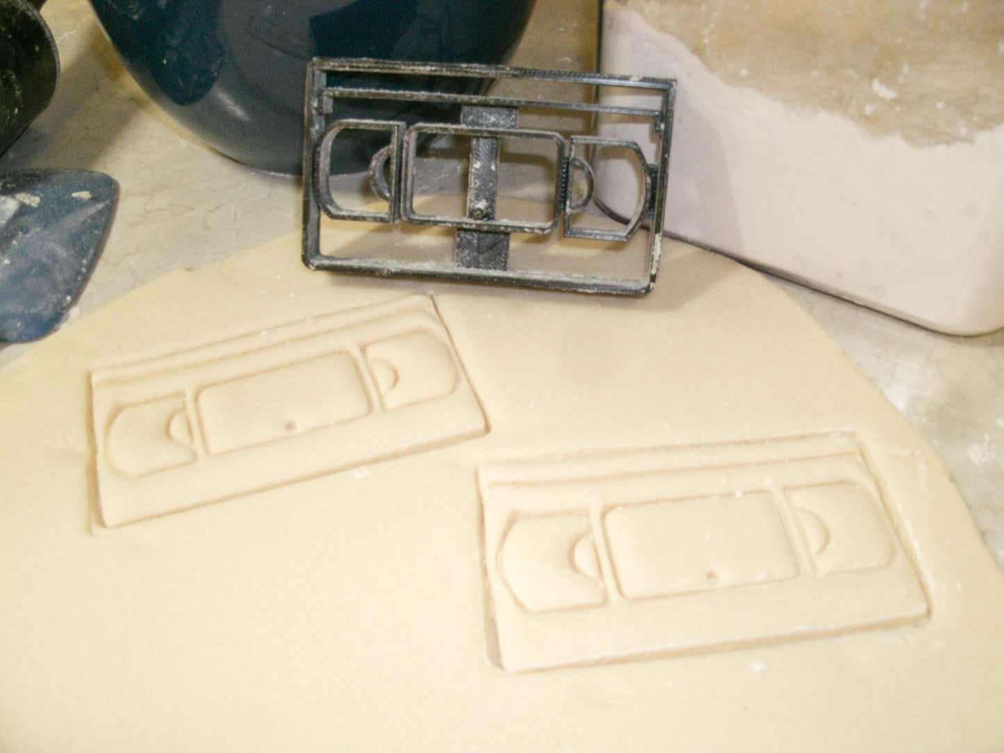 VHS Video Tape Cassette VCR Detailed Cookie Cutter Made In USA PR2012