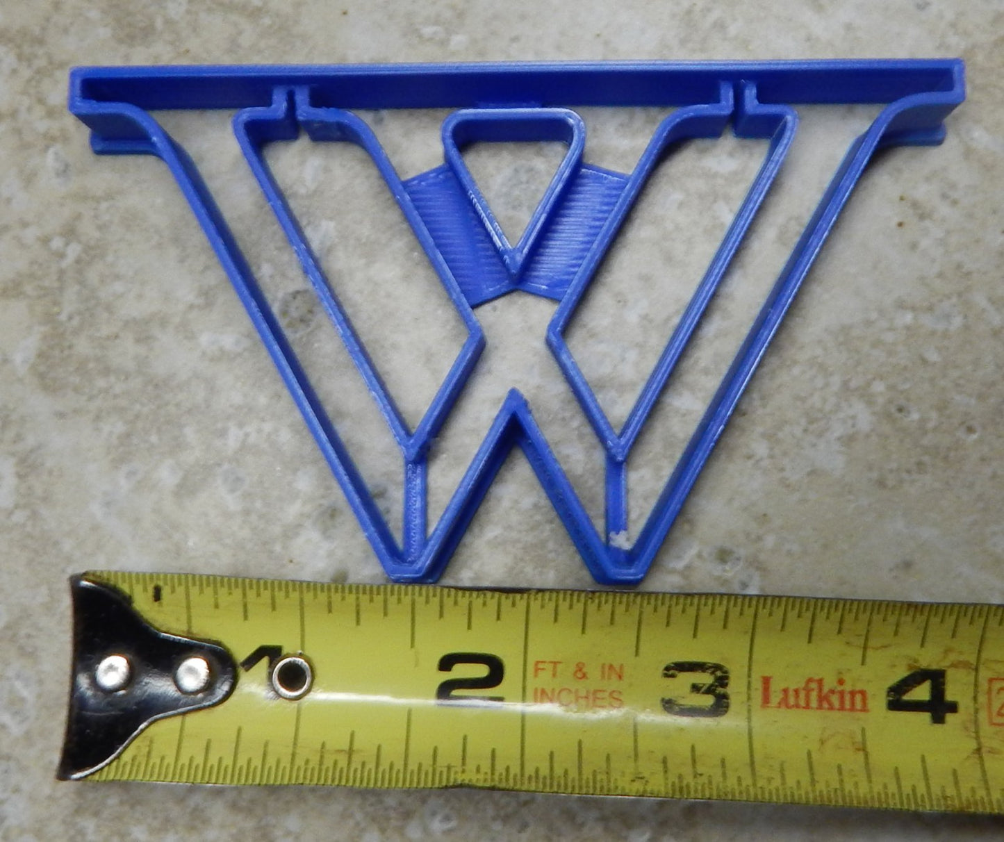 Wellesley College W Letter Symbol Cookie Cutter Made In USA PR2314