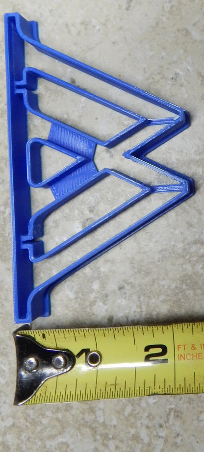 Wellesley College W Letter Symbol Cookie Cutter Made In USA PR2314
