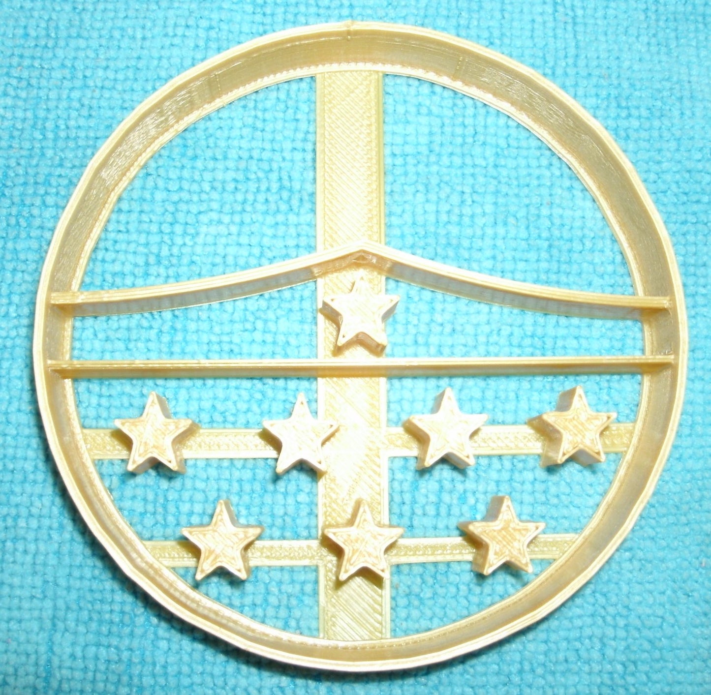 6x Wonder Woman Fondant Cutter Cupcake Topper 1.75 IN USA FD636