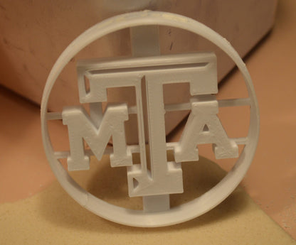 Texas A&M University Imprint in Circle Sports Cookie Cutter Made In USA PR2632