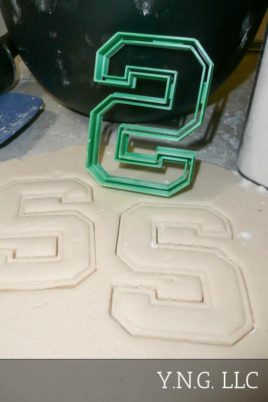 Michigan State University MSU S Letter Cookie Cutter Made In USA PR2226