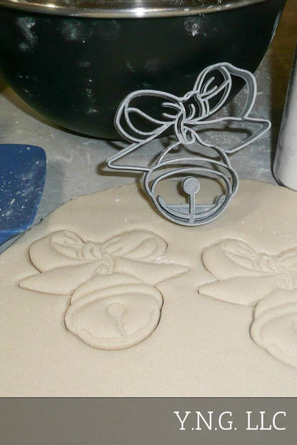 Jingle Sleigh Bell Christmas Holiday Cookie Cutter Made In USA PR2225