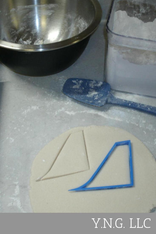 Airplane Tail Fin Vertical Stabilizer Cookie Cutter Made In USA PR602
