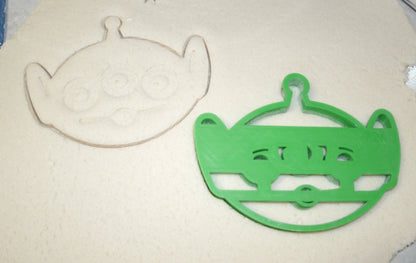 Alien Little Green Man Toy Story Movie Cookie Cutter Made In USA PR724