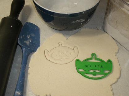 Alien Little Green Man Toy Story Movie Cookie Cutter Made In USA PR724